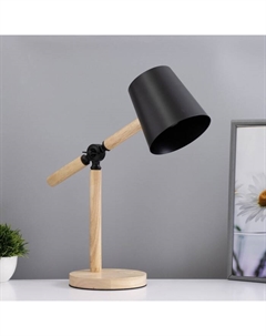 Настольная лампа «Релис» Е27 40 Вт черный 15×15×44 см Risalux