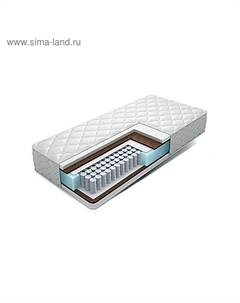 Матрас «Эко 15 Зима-Лето», размер 160×195 см, высота 20 см, жаккард Релакс