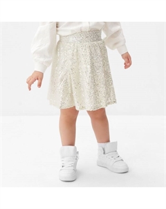 Юбка из пайеток размер 30 (98-104 см), серебряный Kaftan