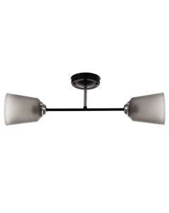 Люстра «Луч» 2×15 Вт Е27 МОДЕЛЬ: BR=00246 черный Bayerlux