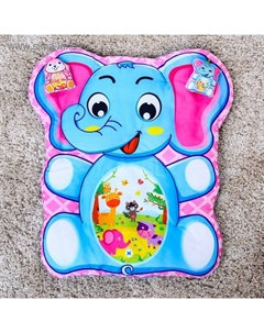 Развивающий коврик детский «Слоник», 2 игрушки Крошка я