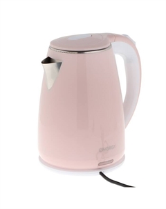 Чайник электрический ENERGY E-261, пластик колба металл, 1.8 л, 1500 Вт, розовый Energy