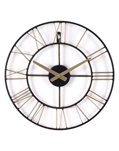 Часы настенные, интерьерные: Лофт, бесшумные, d-40 см, бронза Рубин