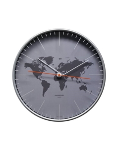 Часы настенные, интерьерные "Материки", d=30.5 см, бесшумные Troykatime