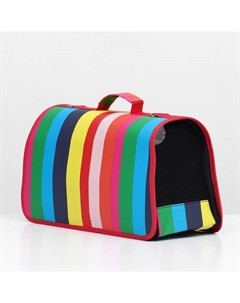 Сумка - переноска для животных "Радуга", размер М, 40 х 21 х 27 см Пижон