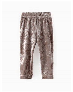 Лосины «Бархат», рост 74-80 см, бежевые Крошка я