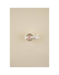 Конфетница SL Home «Лесные кролики», 12.5×8×12 см, фарфор, белая Sima-land home