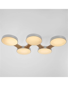 Люстра 625361/5 LED 65 Вт 3 режима 3000-6000К светлое дерево 80×47×5 см Bayerlux