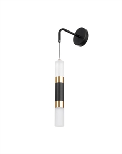 Бра «Андреа» LED 3000К черный золото 4×4×30 см Bayerlux