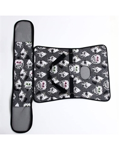 Сумка-переноска каркасная "Зимние коты", размер L, 53 х 21 х 29 см Пижон