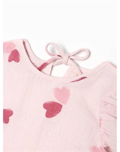 Костюм из муслина «Сердечки», рост 80 Крошка я