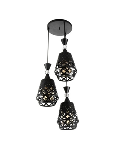 Светильник «Ковальце» 3хЕ27 40 Вт черный 33×33×35-120 см Bayerlux