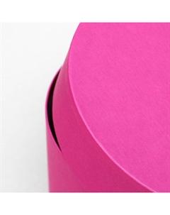 Набор круглых подарочных коробок 5 в 1 "Пантон 230 - однотонный", 23×23×14 - 15×15×10 см Upak land