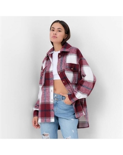 Рубашка женская утепленная, р. S, красный Mist