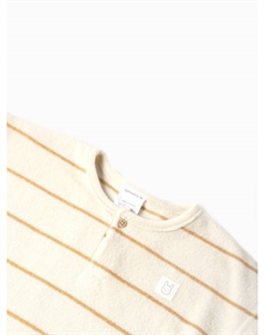 Костюм махровый (шорты и футболка), рост 86-92 см, молочный Крошка я