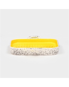 Форма для запекания керамическая «Персия», жёлтая, 1 сорт, Иран Керамика ручной работы