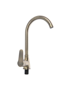 Смеситель для кухни Accoona A45111С, 1-рычажный, силумин, картридж 35 мм, цвет «бронза»