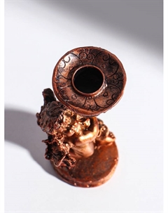 Подсвечник на 1 свечу «Ангелок», полистоун, 12.5×6 см Take it easy