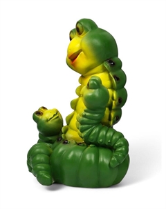 Садовая фигура из полистоуна «Гусеницы семья », 24×14×15 см Хорошие сувениры