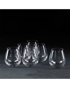 Набор стеклянных стаканов для виски Columbia optic, 380 мл, 6 шт Crystal bohemia