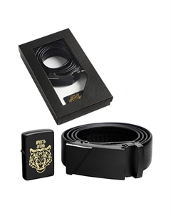 Подарочный набор «Тигр -огонь», ремень и бензиновая зажигалка Сима-ленд