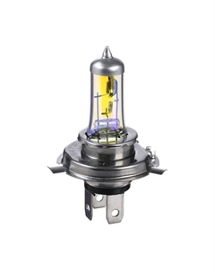 Галогенная лампа Rainbow Н4, P43t, 12 В, 60/55 Вт +30%, набор 2 шт. Cartage