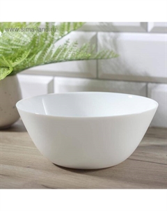 Салатник стеклокерамический ZELIE, d=18 см, цвет белый Luminarc