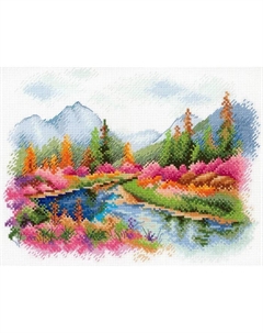 Набор для вышивания «Озеро Джека Лондона» М.п.студия