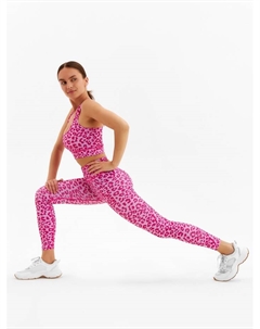 Легинсы спортивные женские, розовые, размер 46 Minaku