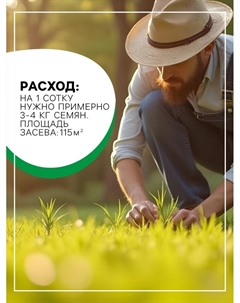 Газонная травосмесь «», «Городская», 5 кг Гринкипер