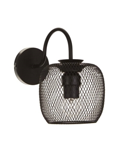 Бра «Бирра» 1xE27 40 Вт черный 23×25×15 см Bayerlux