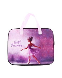 Папка с ручками А4, 360×280×80 мм, «Ballet Academy», текстиль, для девочки Devente