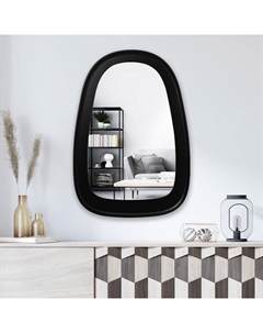 Зеркало интерьерное настенное «», в деревянной раме, трапеция 80×56 см, цвет цвет чёрный Рубин