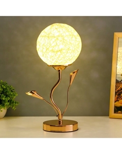 Настольная лампа «Шар» LED 3 Вт золото 18×12×36 см Risalux