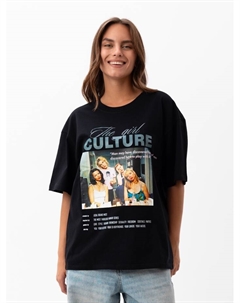 Футболка женская Culture, размер 44, чёрная Mist