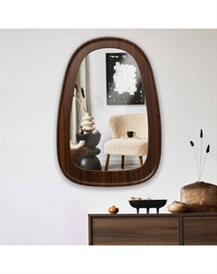 Зеркало интерьерное настенное «», в деревянной раме, трапеция 80×56 см, цвет тёмное дерево Рубин