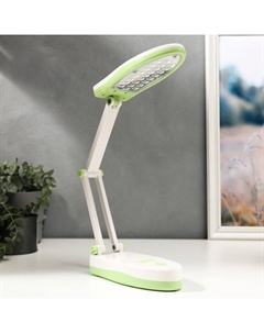 Лампа настольная 16289/1PK 25хLED 3Вт 2 режима USB АКБ бело-зеленый 17х7,5х6,5 см Risalux