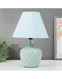 Лампа настольная 16367/1BL E14 40Вт голубой 20х20х30 см Risalux
