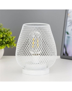 Ночник "Вела" от батареек 3хАА белый 15х15х17,5 см Risalux