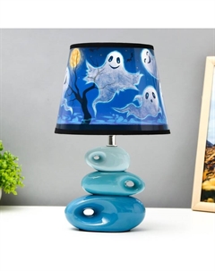 Настольная лампа с абажуром «Привидения», Е14, 40 Вт, 25×25×38 см Risalux