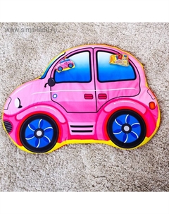 Развивающий коврик детский «Машинка», 2 игрушки Крошка я