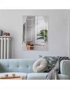 Зеркало интерьерное настенное «», в квадратном корпусе из металла, 80×80 см, цвет цвет чёрный Рубин