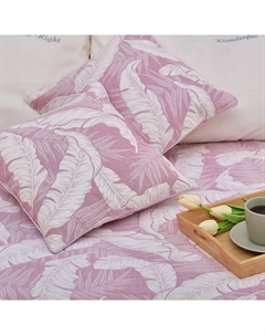 Наволочка декоративная «Перья» цвет фиолетовый 40х40 см, 100% хлопок Этель