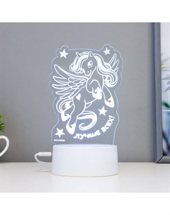 Светильник сенсорный "Лучше всех" LED 7 цветов USB/от батареек белый Risalux