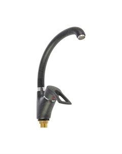 Смеситель для кухни Accoona А84007F, однорычажный, черный