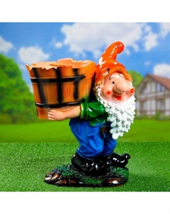 Фигурное кашпо "Гном" средний 20х30х40 см Хорошие сувениры