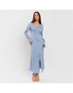 Платье женское шёлковое : Classic Collection размер 42, голубое Mist