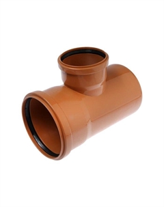 Тройник канализационный FLEXTRON, наружный, d=160×110, 90° Flextron