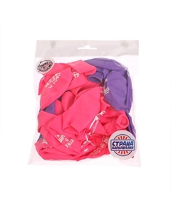 Воздушные шары латексные 12" «С днём рождения, доченька», 25 шт. Страна карнавалия