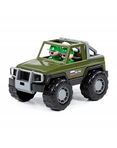 Машинка военная «Джип Сафари», 2 фигурки Полесье